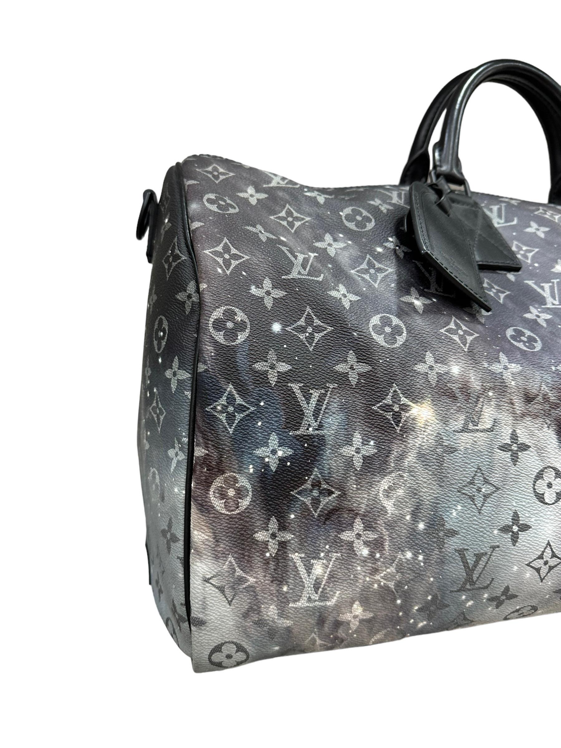 Women's or Men's Louis Vuitton Galaxy Keepall Bandouliere 50 Limited Edition Travel Bag For Sale