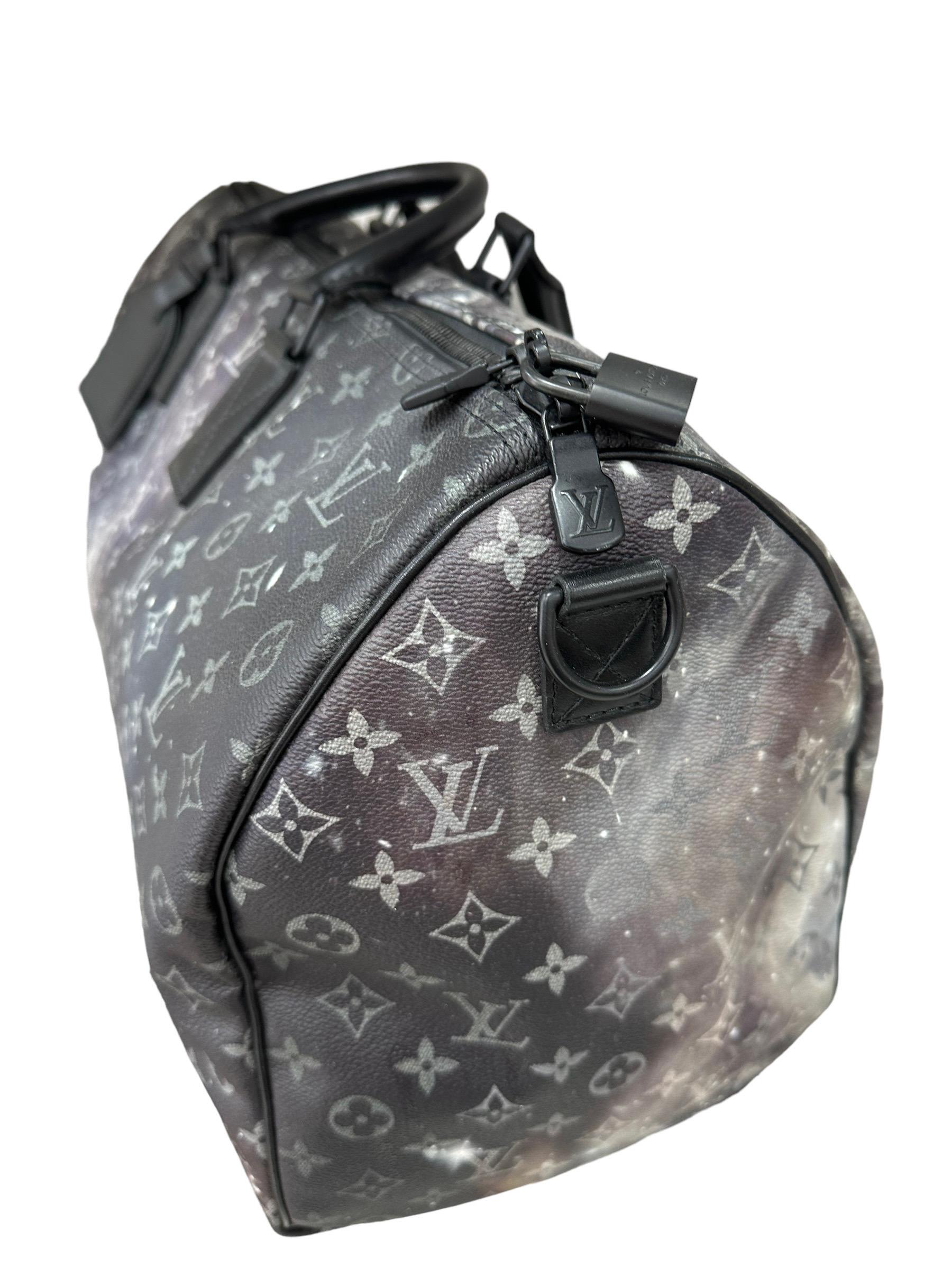 Women's or Men's Louis Vuitton Galaxy Keepall Bandouliere 50 Limited Edition Travel Bag For Sale