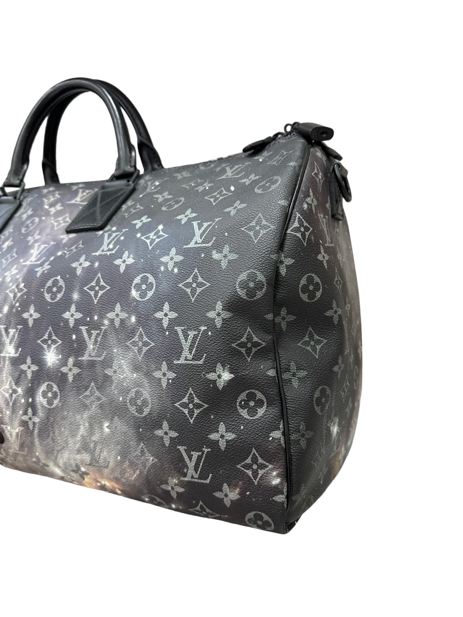 Louis Vuitton Galaxy Keepall Bandouliere 50 Limited Edition Travel Bag For Sale 2
