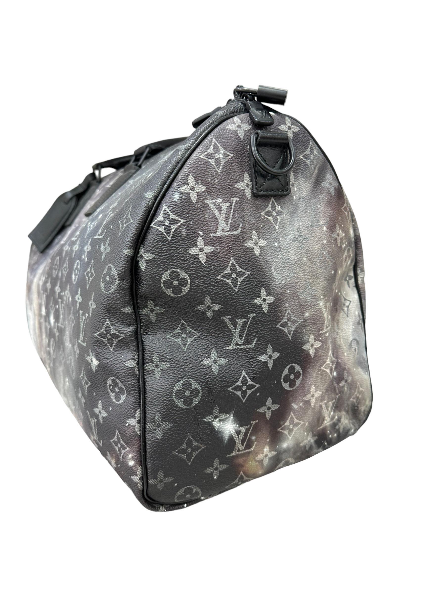 Louis Vuitton Galaxy Keepall Bandouliere 50 Limited Edition Travel Bag For Sale 3