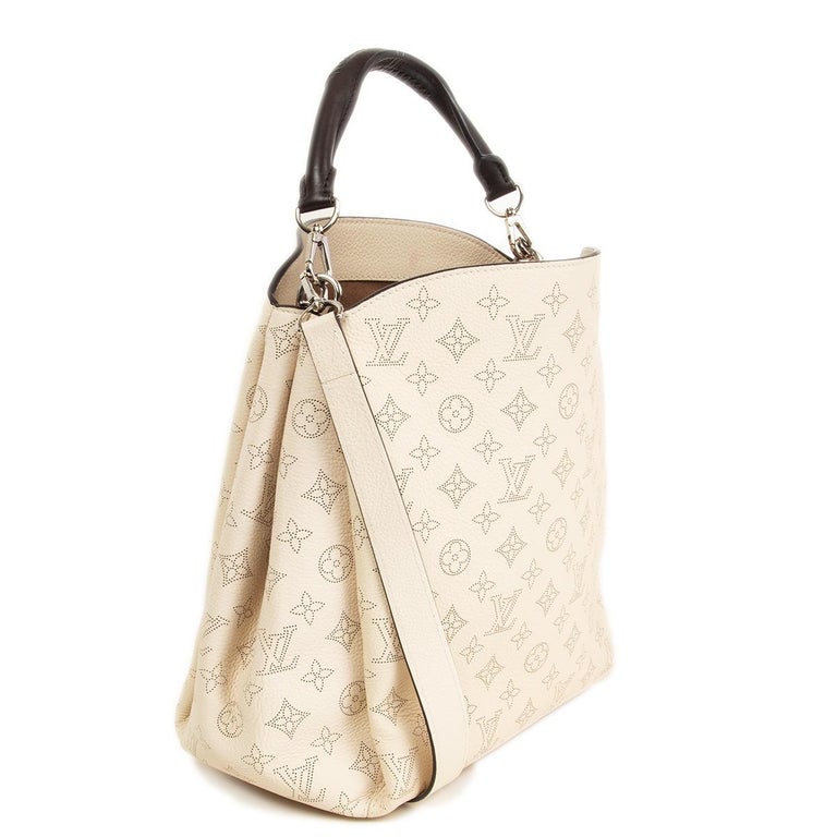 Louis Vuitton Monogram Mahina Leather Babylone PM Bag