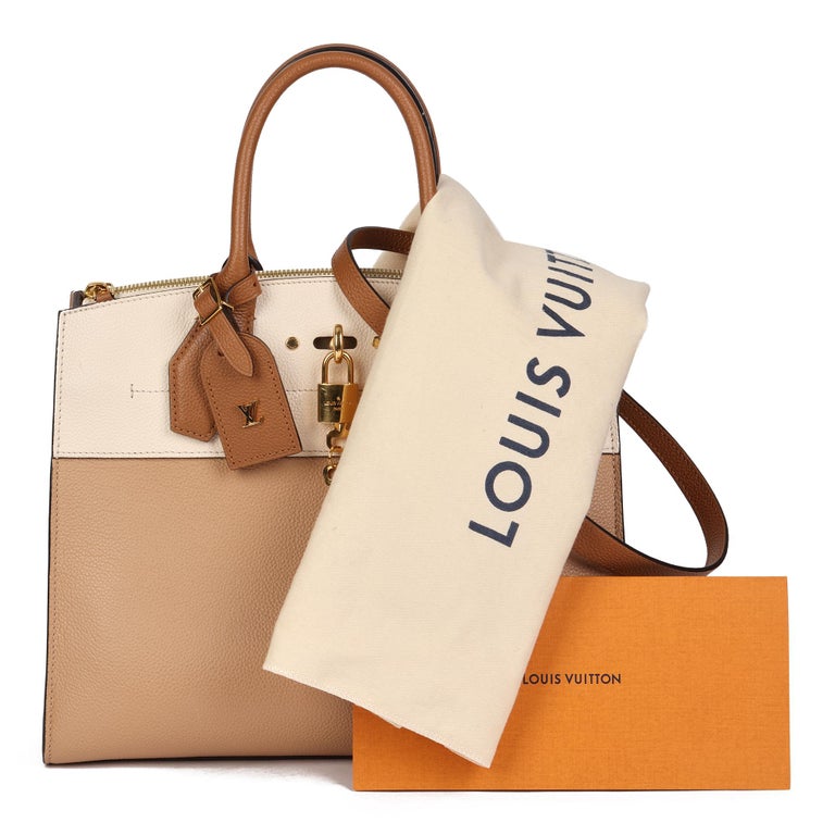 Louis Vuitton Galet Leather City Steamer MM Bag - Yoogi's Closet