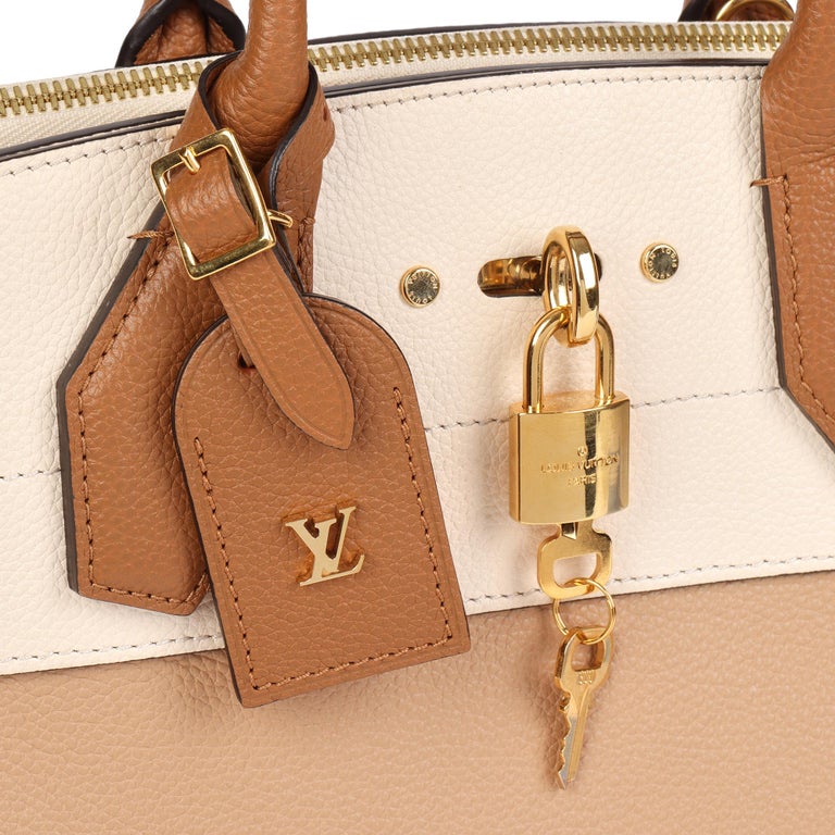 Louis Vuitton Galle Bag Charm Keychain City Steamer MP1788 Beige