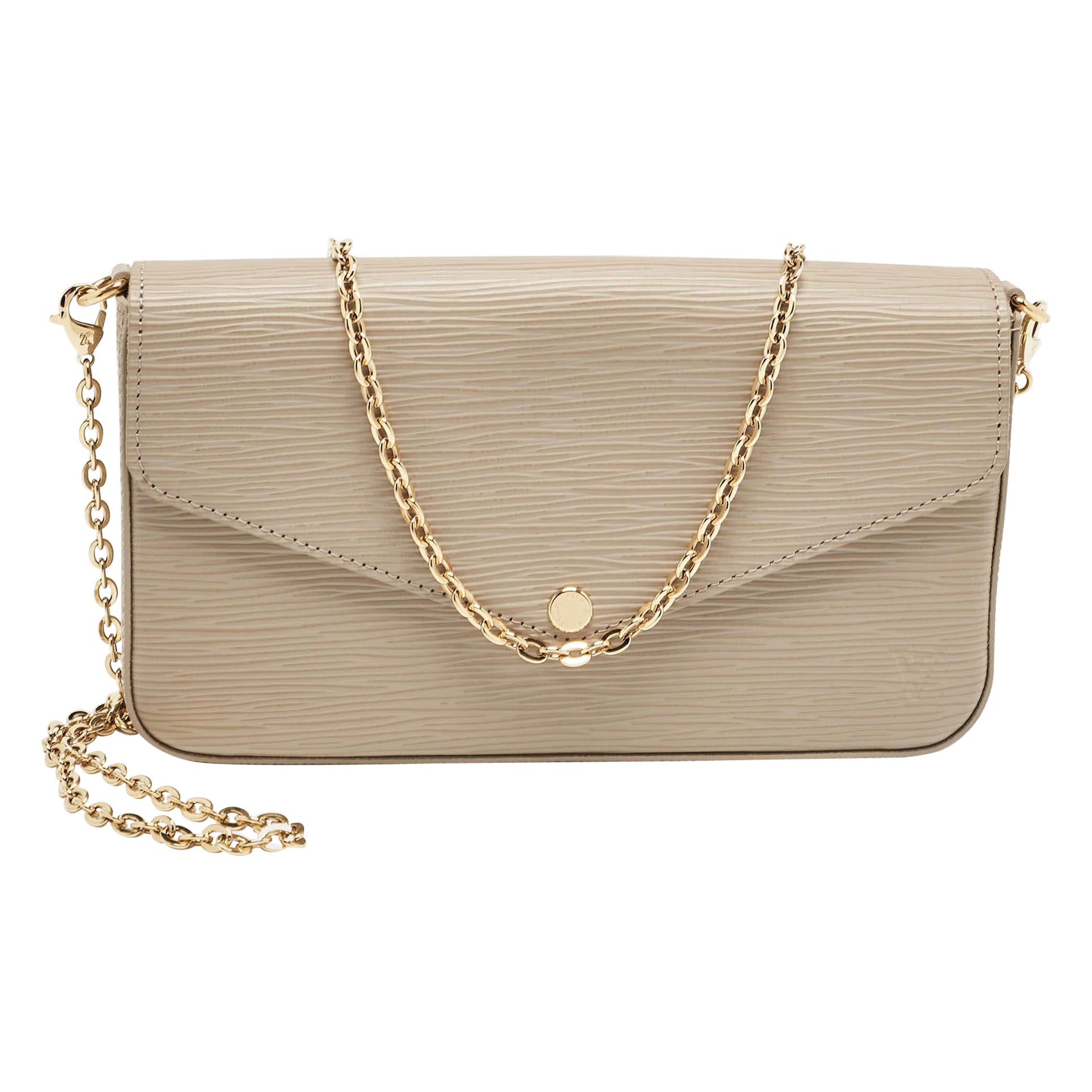 Louis Vuitton Galet Epi Leather Pochette Felicie Bag