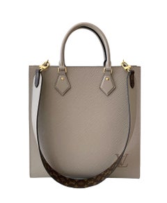 Louis Vuitton Galet Gray Epi Leather Sac Plat PM Bag