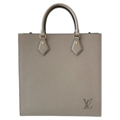 Louis Vuitton Galet Gray Epi Leather Sac Plat PM Bag