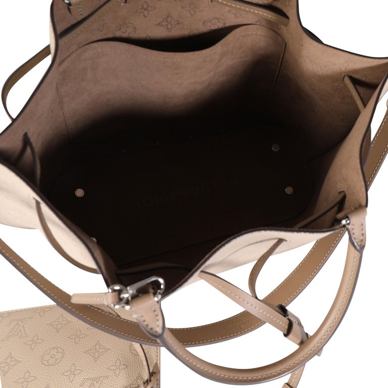 Louis Vuitton Top Handle Girolata Monogram Mahina With Accessories Galet in  Leather with Silver-tone - US