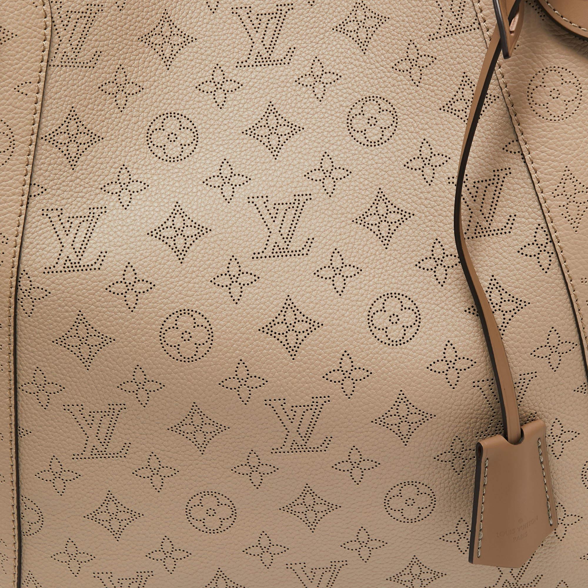 Louis Vuitton Galet Monogram Mahina Leather Hina MM Bag 6