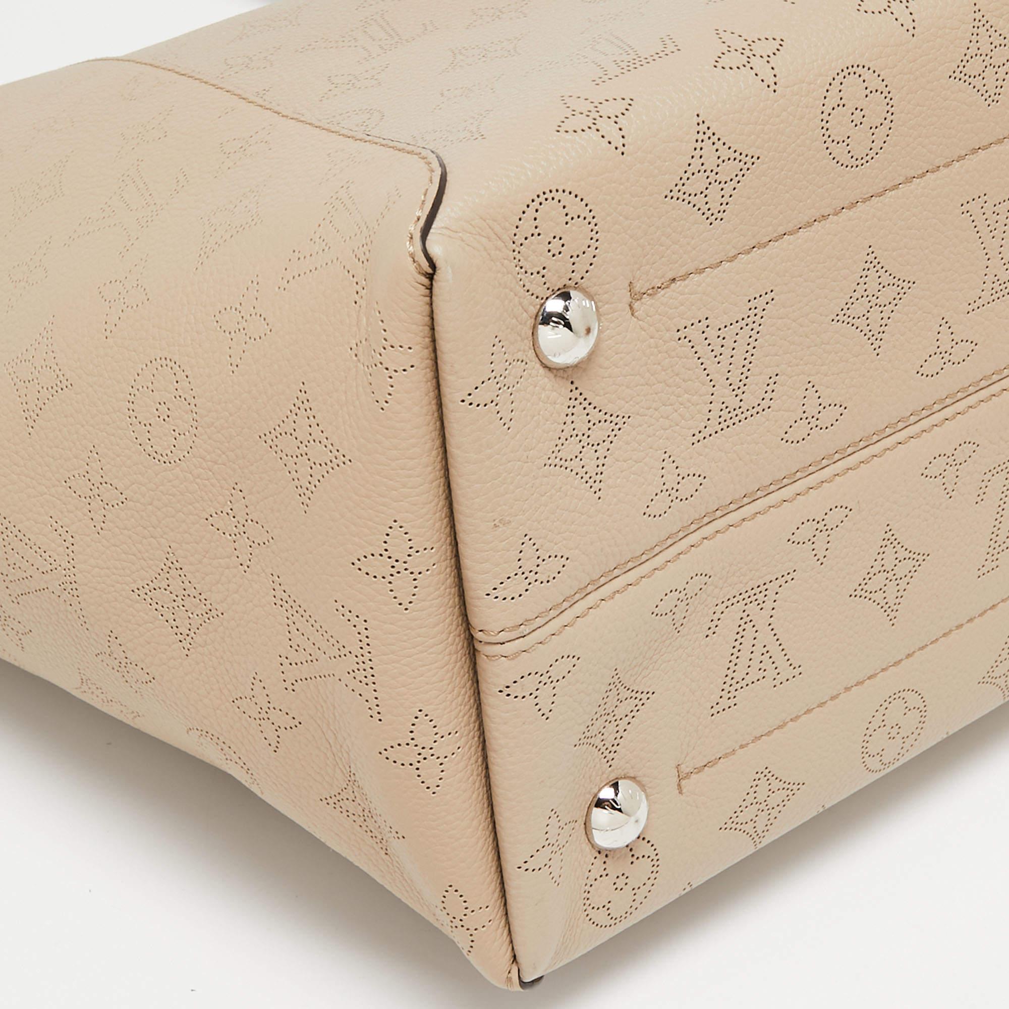 Louis Vuitton Galet Monogram Mahina Leather Hina MM Bag 1