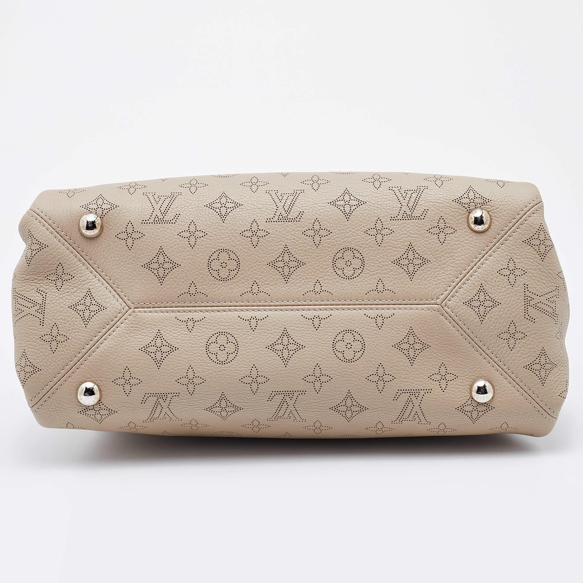 Louis Vuitton Galet Monogram Mahina Leather Sevres Bag 5