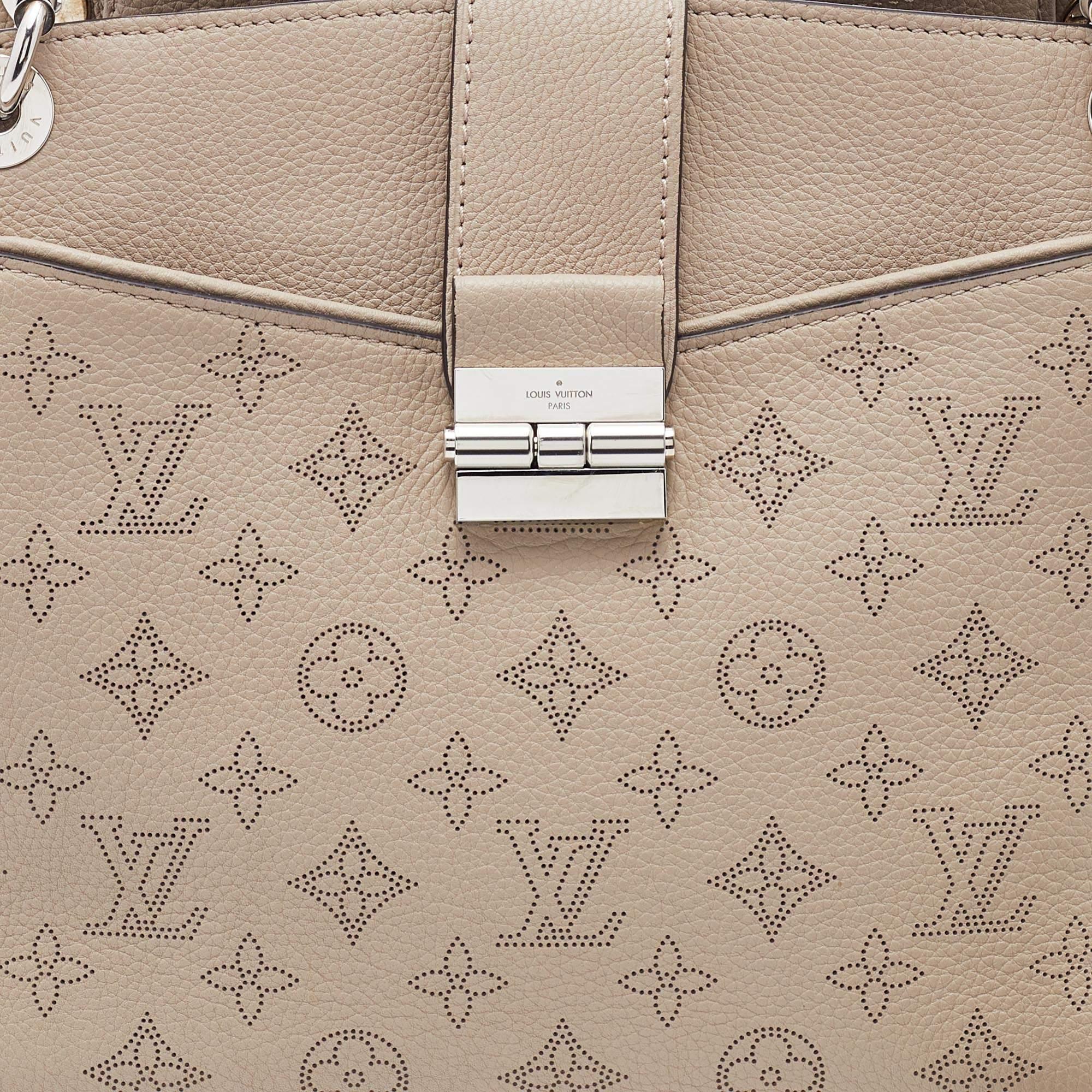 Louis Vuitton Galet Monogram Mahina Leather Sevres Bag 6