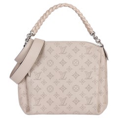 At Auction: Louis Vuitton, Louis Vuitton Pink Mahina Leather Babylone BB Bag