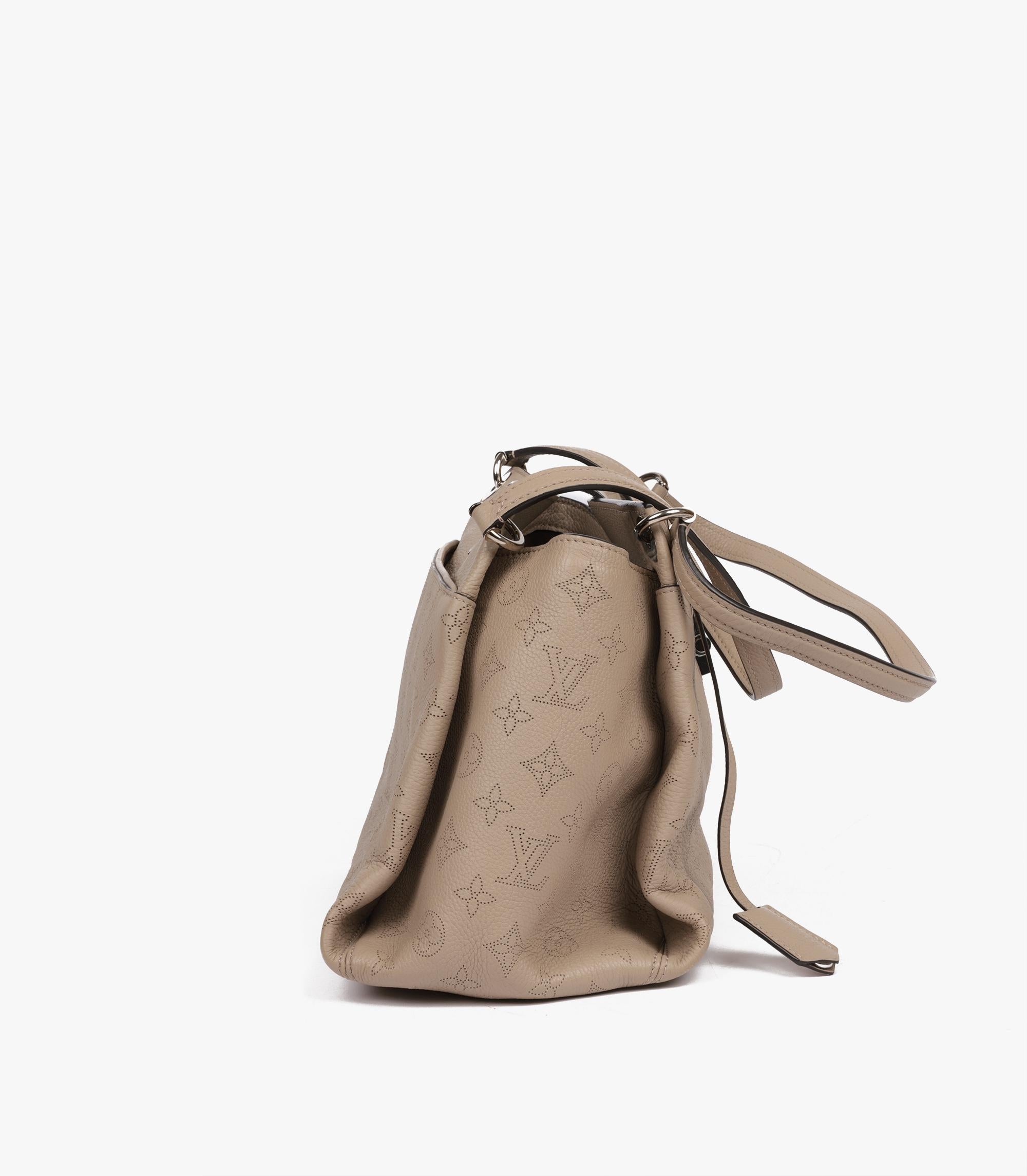Women's or Men's Louis Vuitton Galet Perforated Mahina Calfskin Leather Sevres Shoulder Bag