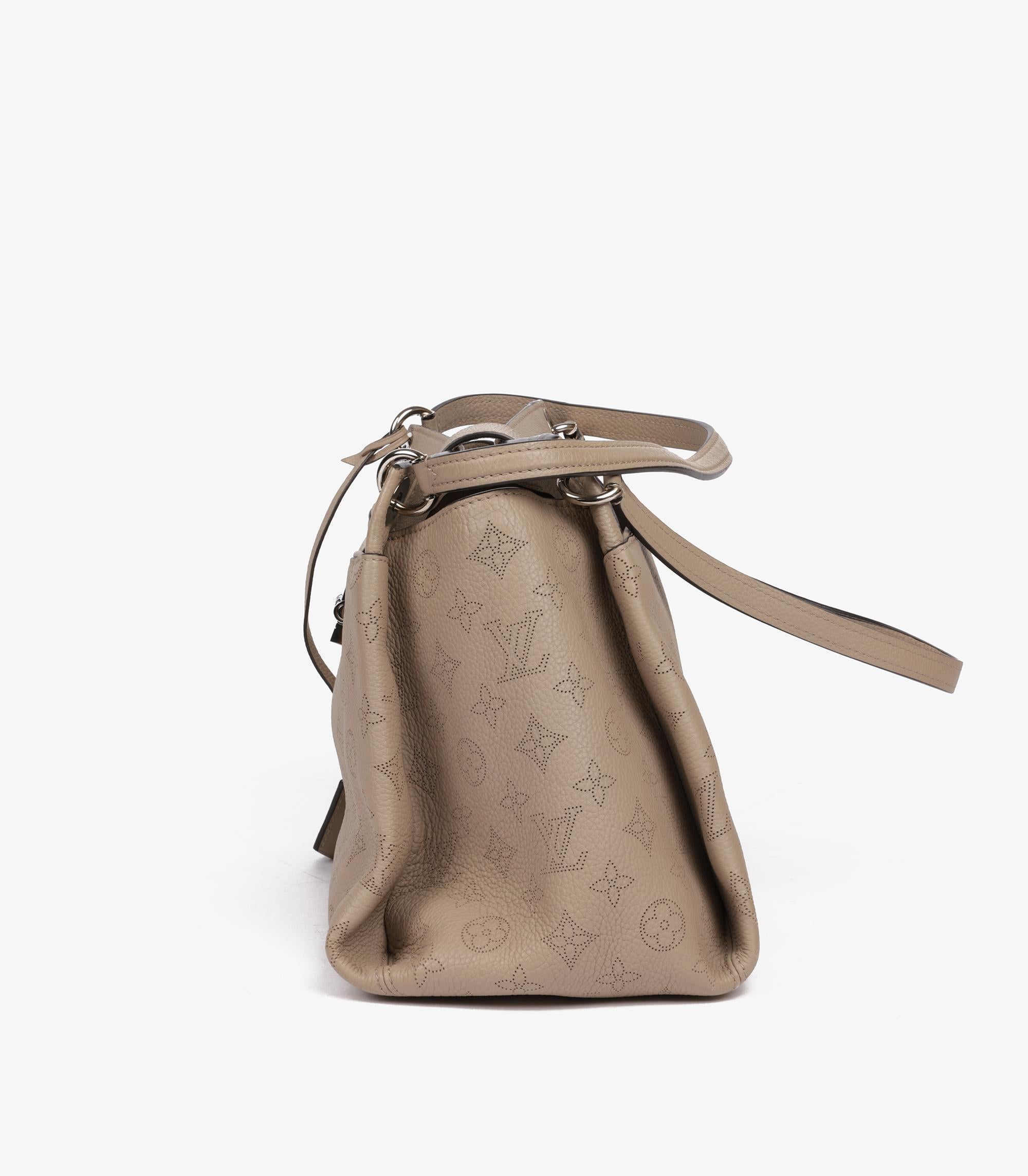 Louis Vuitton Galet Perforated Mahina Calfskin Leather Sevres Shoulder Bag 1