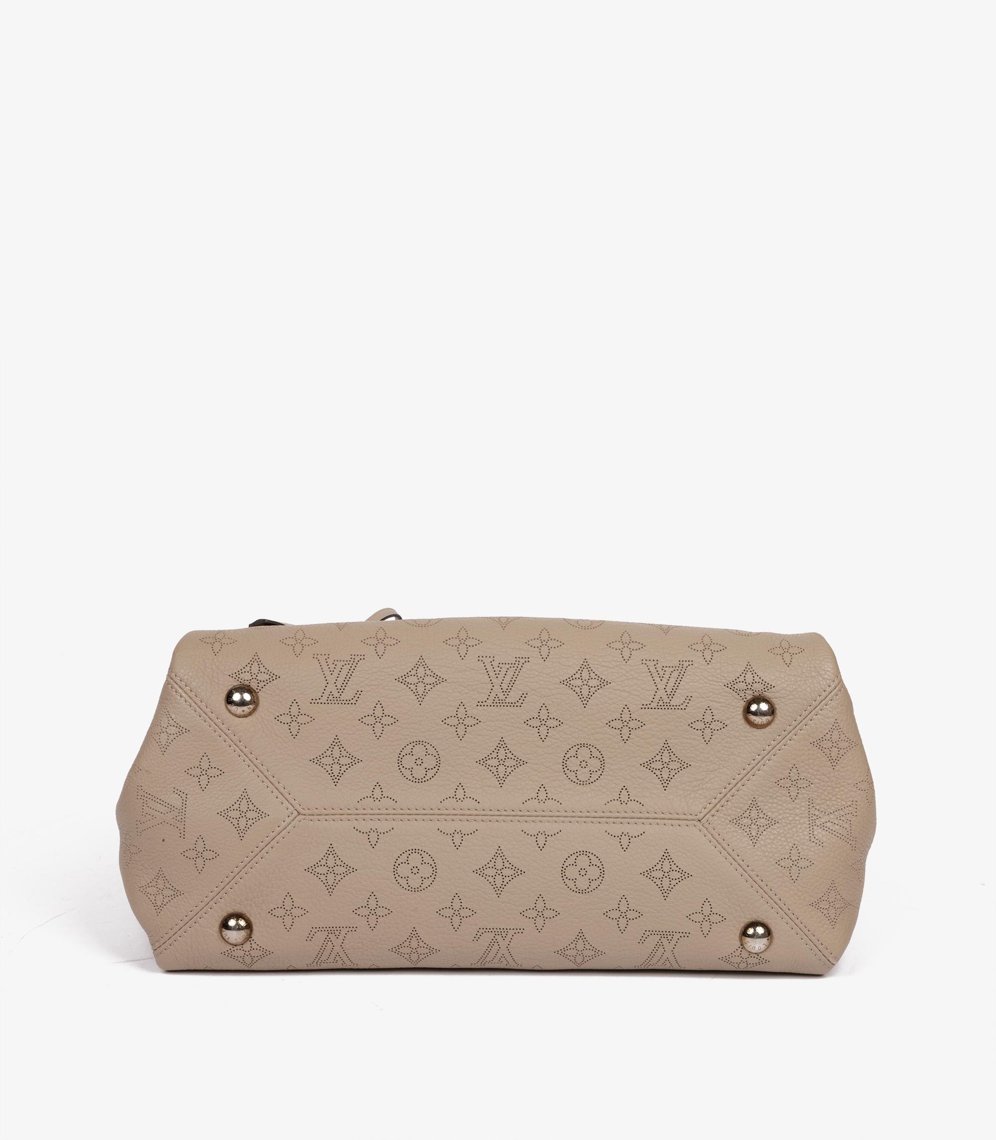 Louis Vuitton Galet Perforated Mahina Calfskin Leather Sevres Shoulder Bag 3