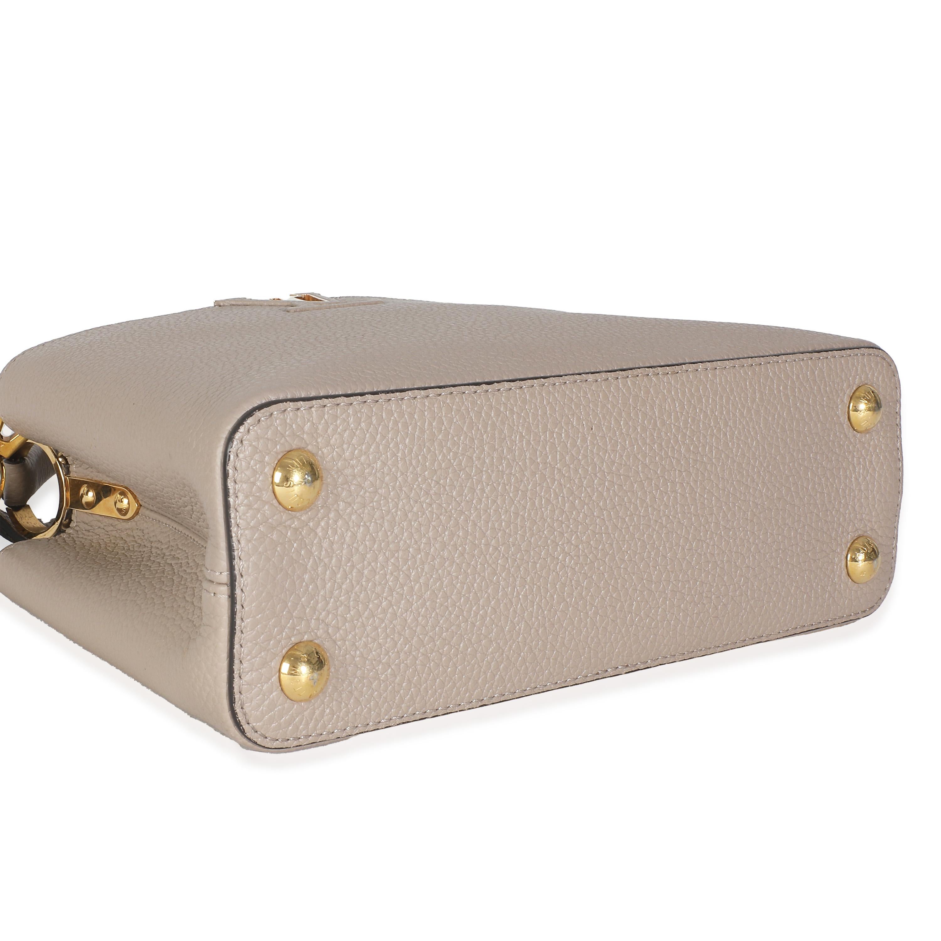 Louis Vuitton Galet Taurillon Capucines BB For Sale 1