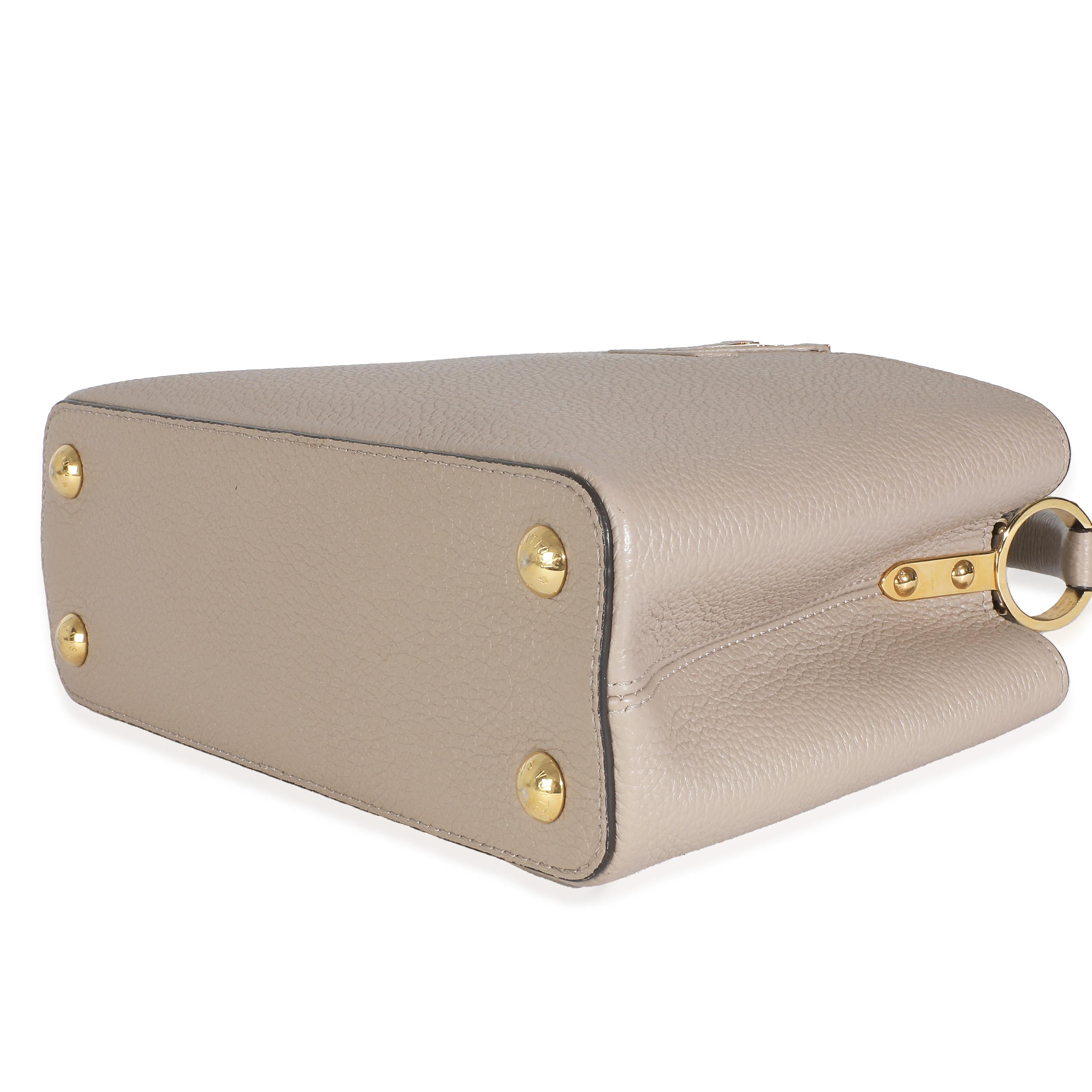 Louis Vuitton Galet Taurillon Capucines BB For Sale 3