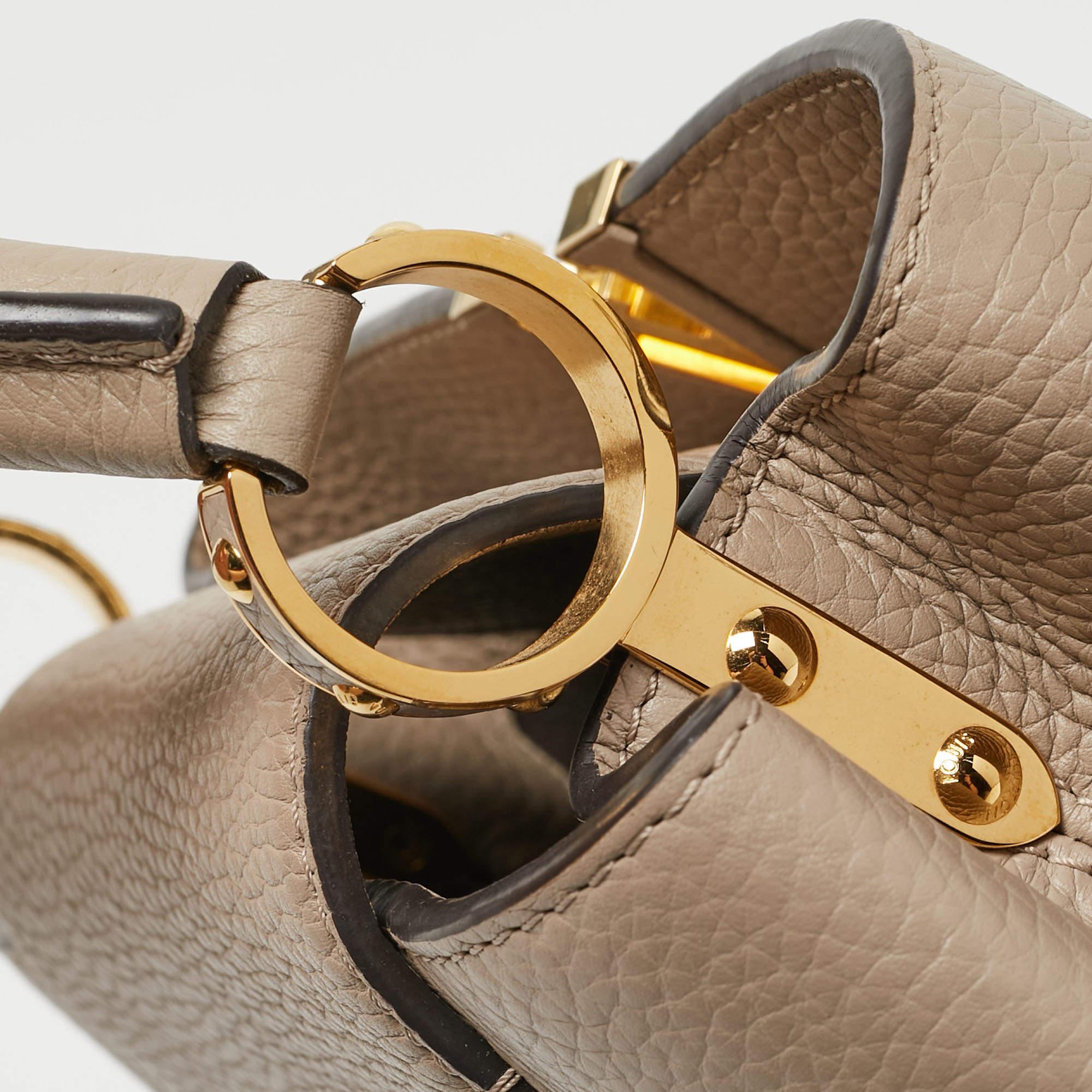 Louis Vuitton Galet Taurillon Leather Capucines BB Bag For Sale 8