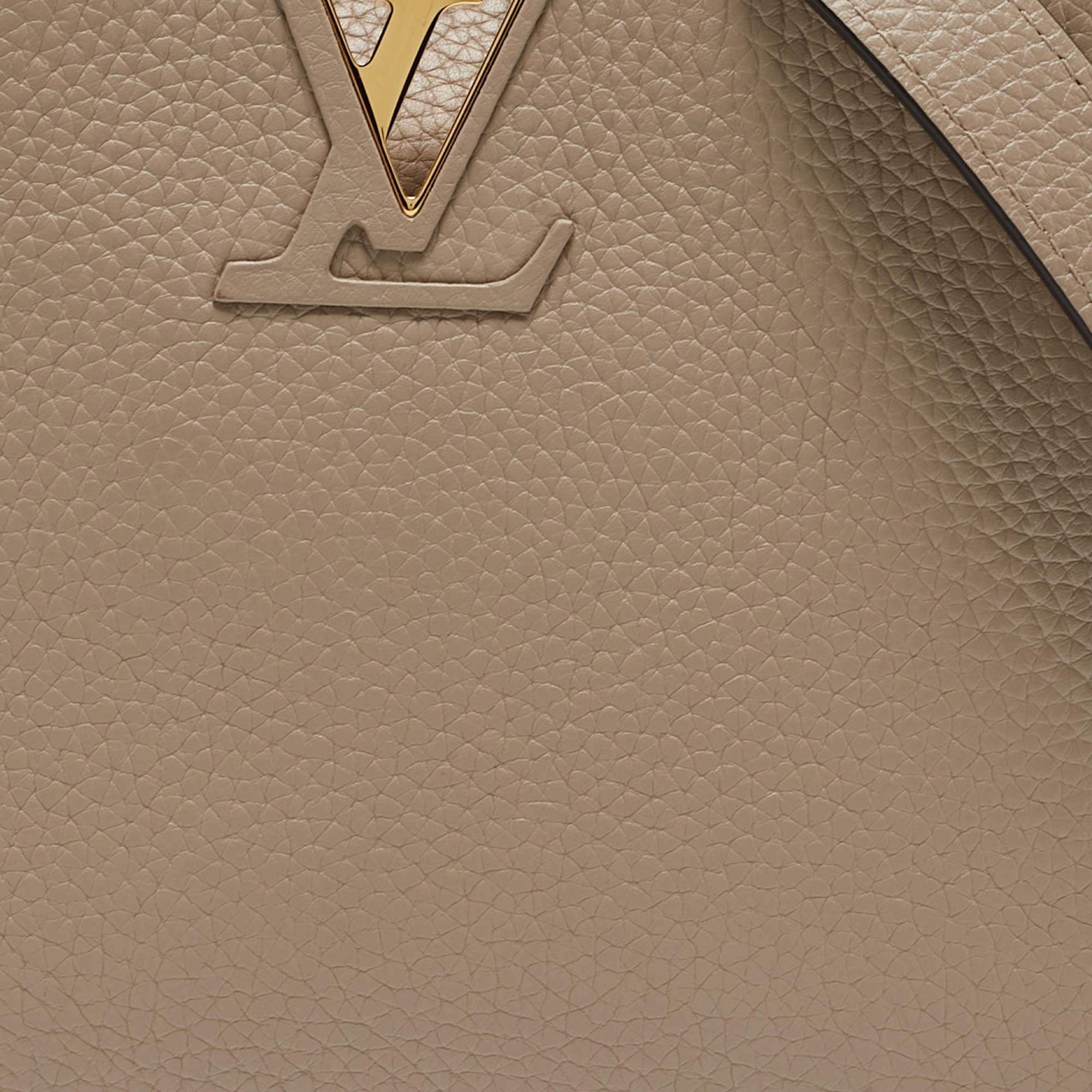 Louis Vuitton Galet Taurillon Leather Capucines BB Bag 10