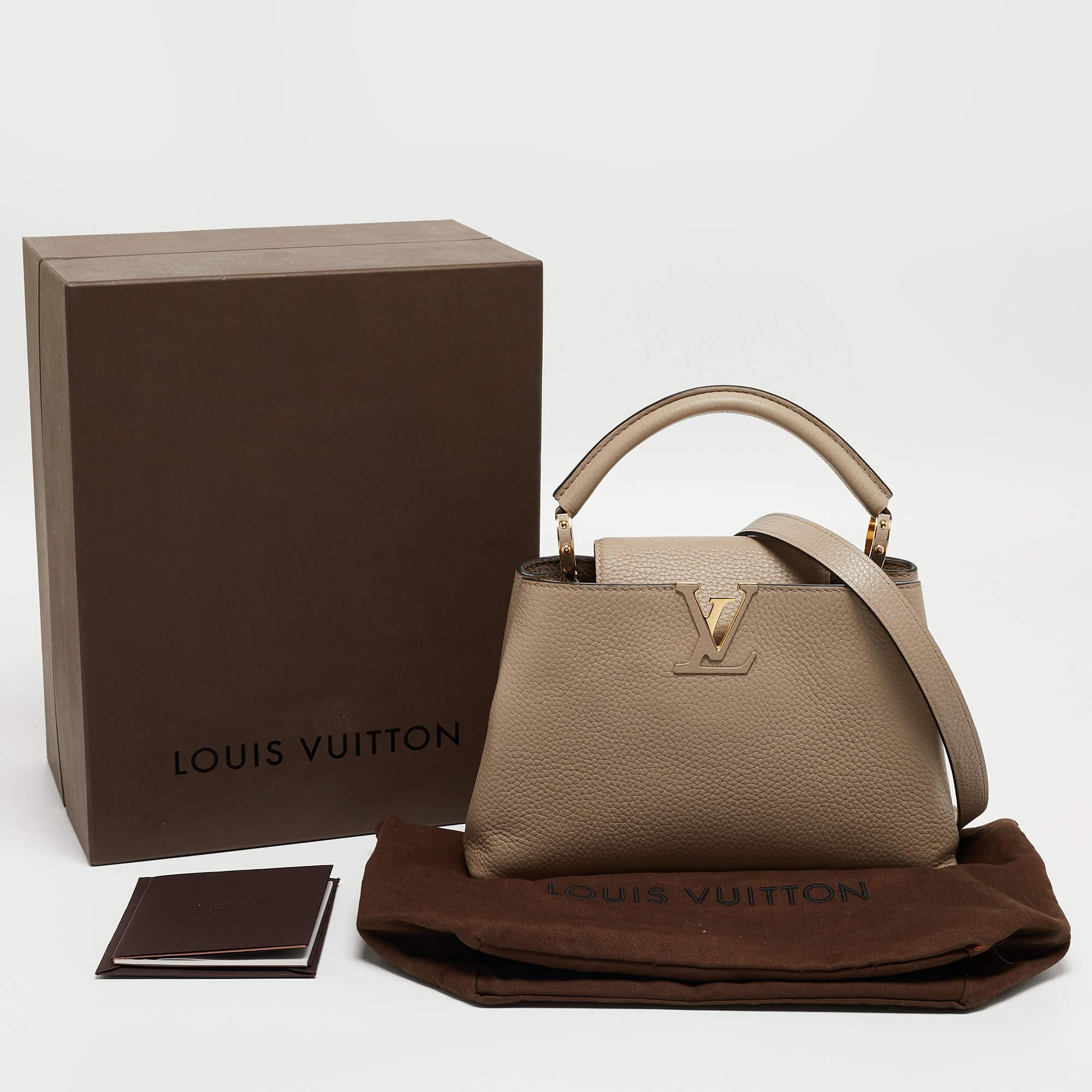 Louis Vuitton Galet Taurillon Leather Capucines BB Bag 11