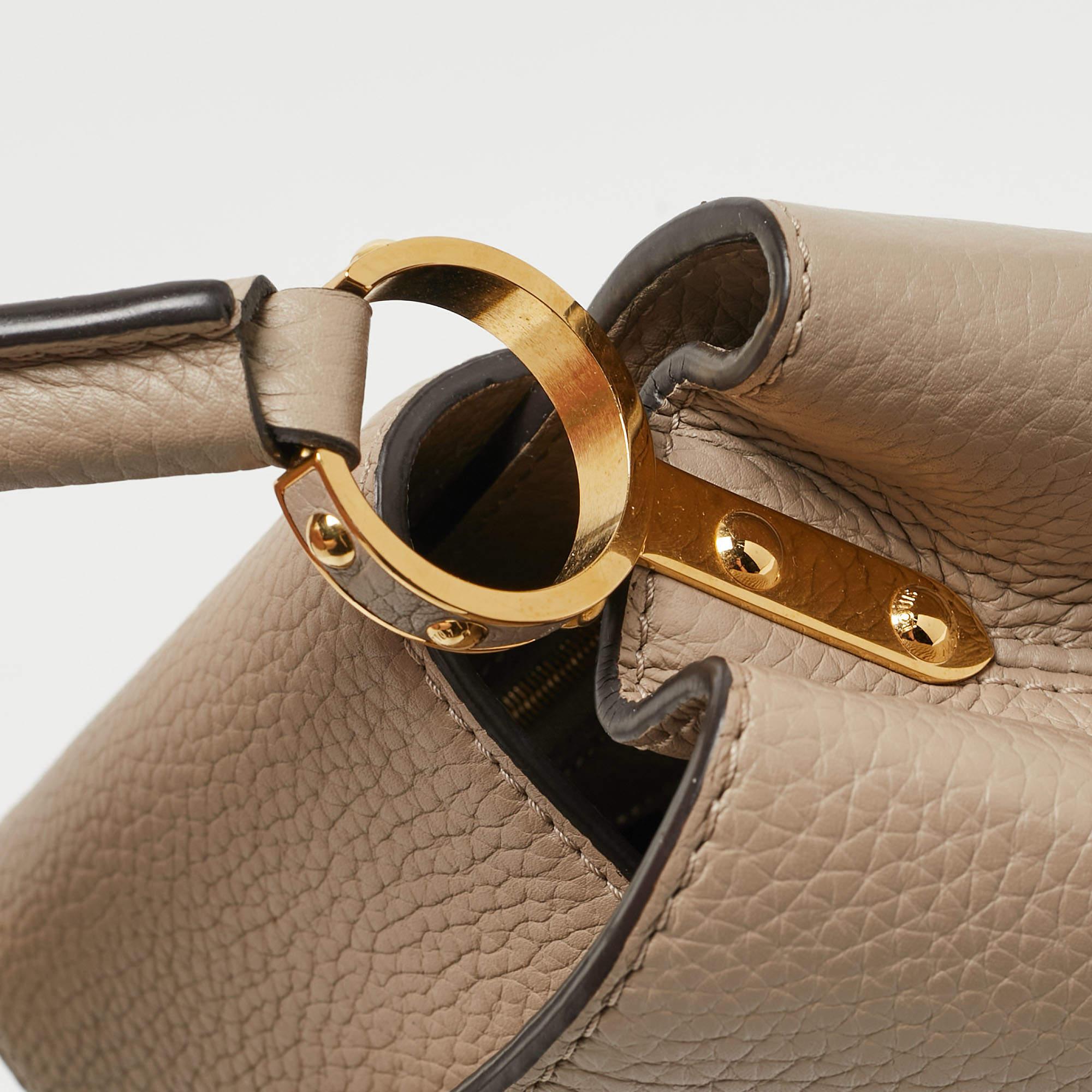 Women's Louis Vuitton Galet Taurillon Leather Capucines BB Bag
