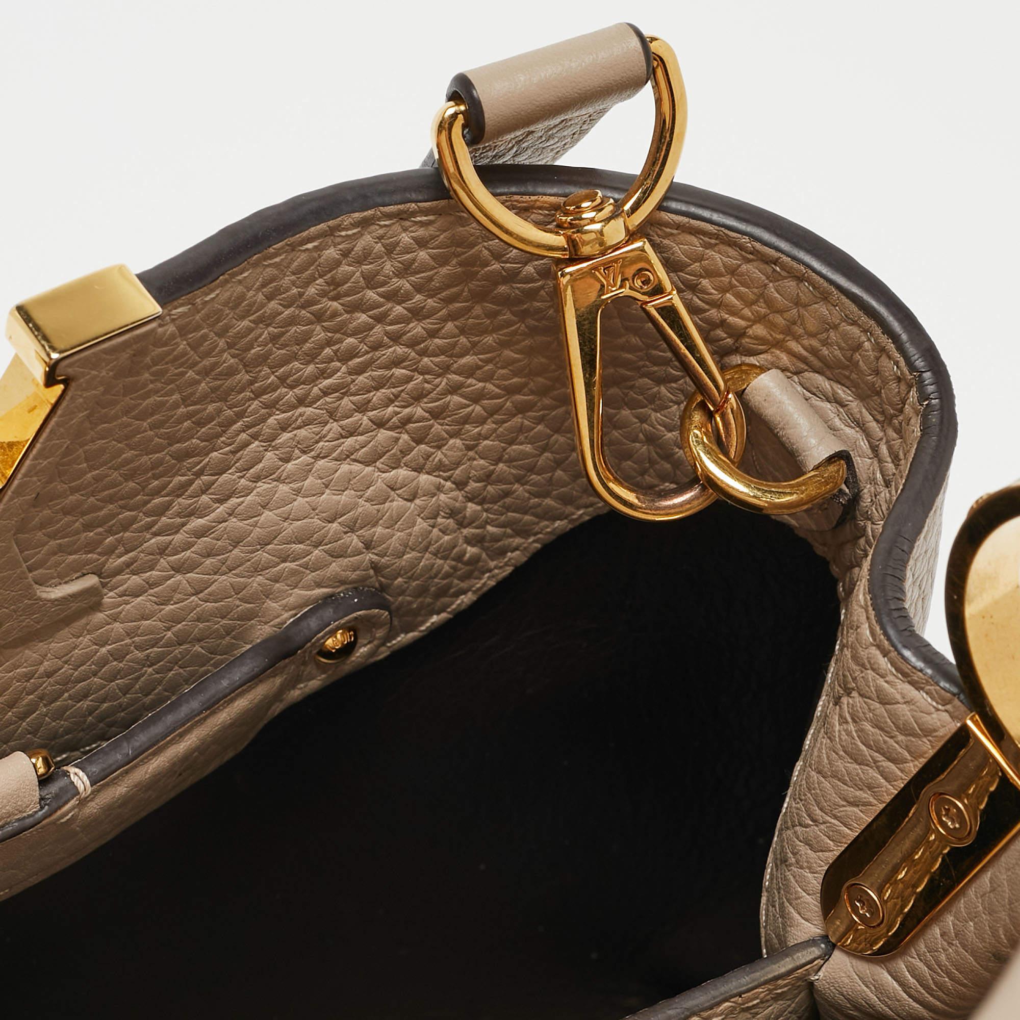 Louis Vuitton Galet Taurillon Leather Capucines BB Bag For Sale 1
