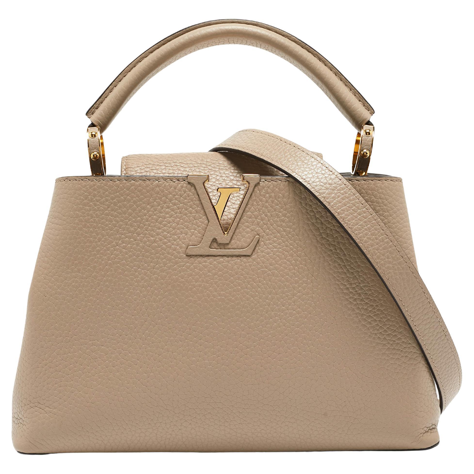 Louis Vuitton Galet Taurillon Leather Capucines BB Bag For Sale