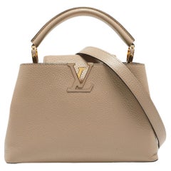 Louis Vuitton Galet Taurillon Leather Capucines BB Bag