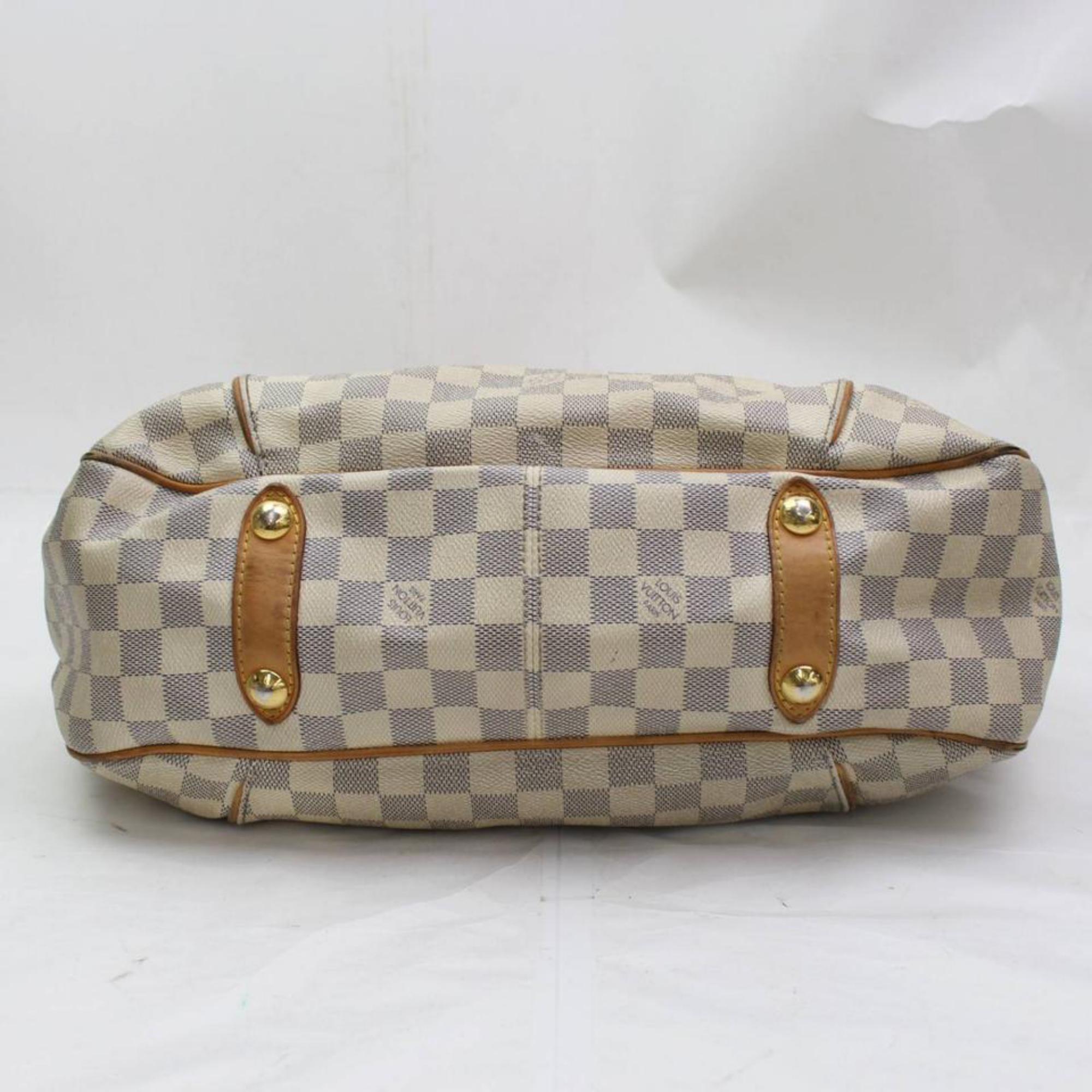 Louis Vuitton Galliera Damier Azur Pm Hobo 867767 White  Shoulder Bag For Sale 7
