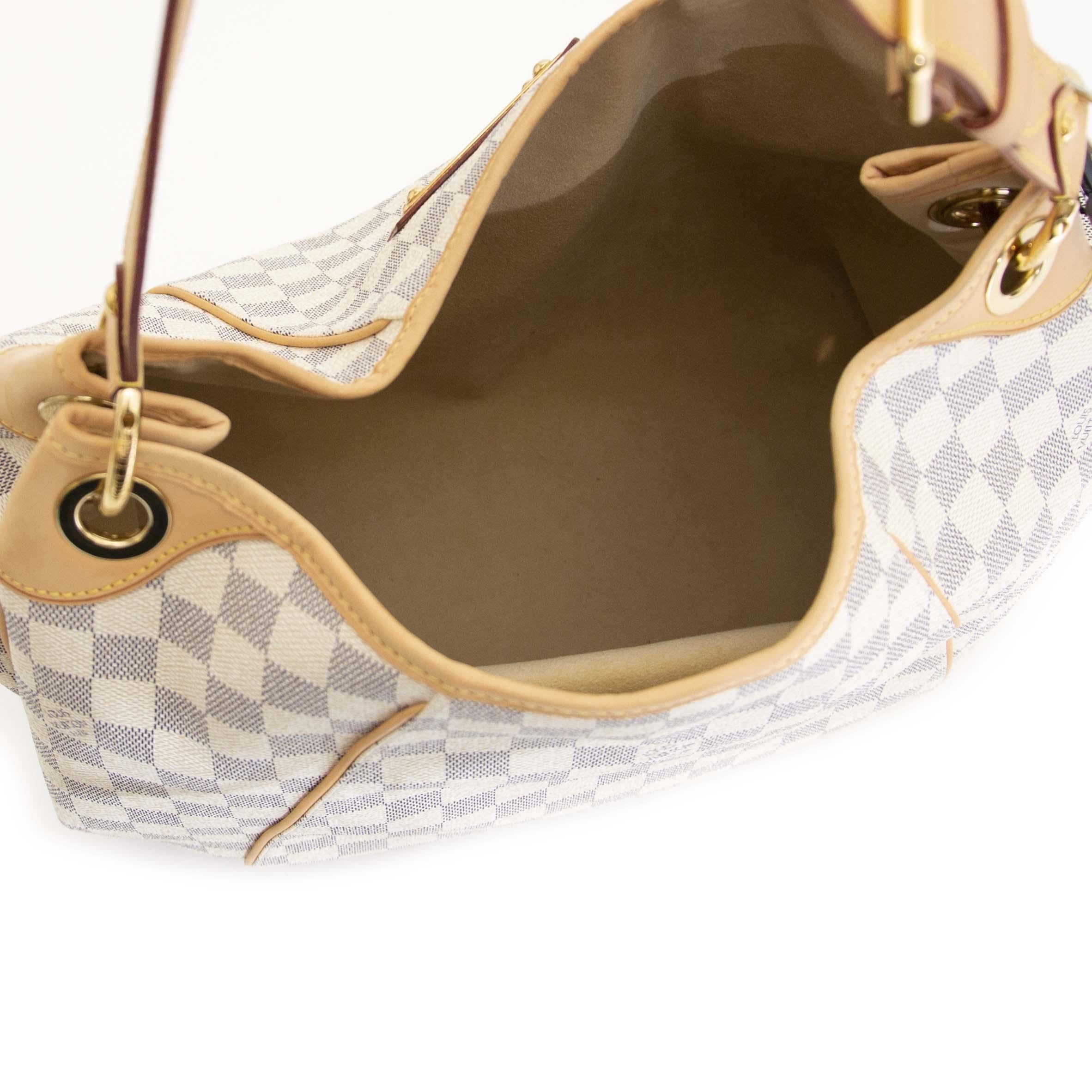 Women's Louis Vuitton Galliera Damier Azur Shoulder Bag