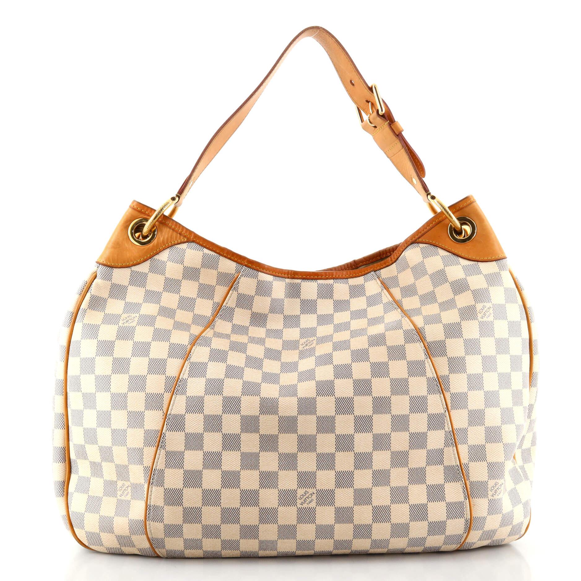 Beige Louis Vuitton Galliera Handbag Damier GM