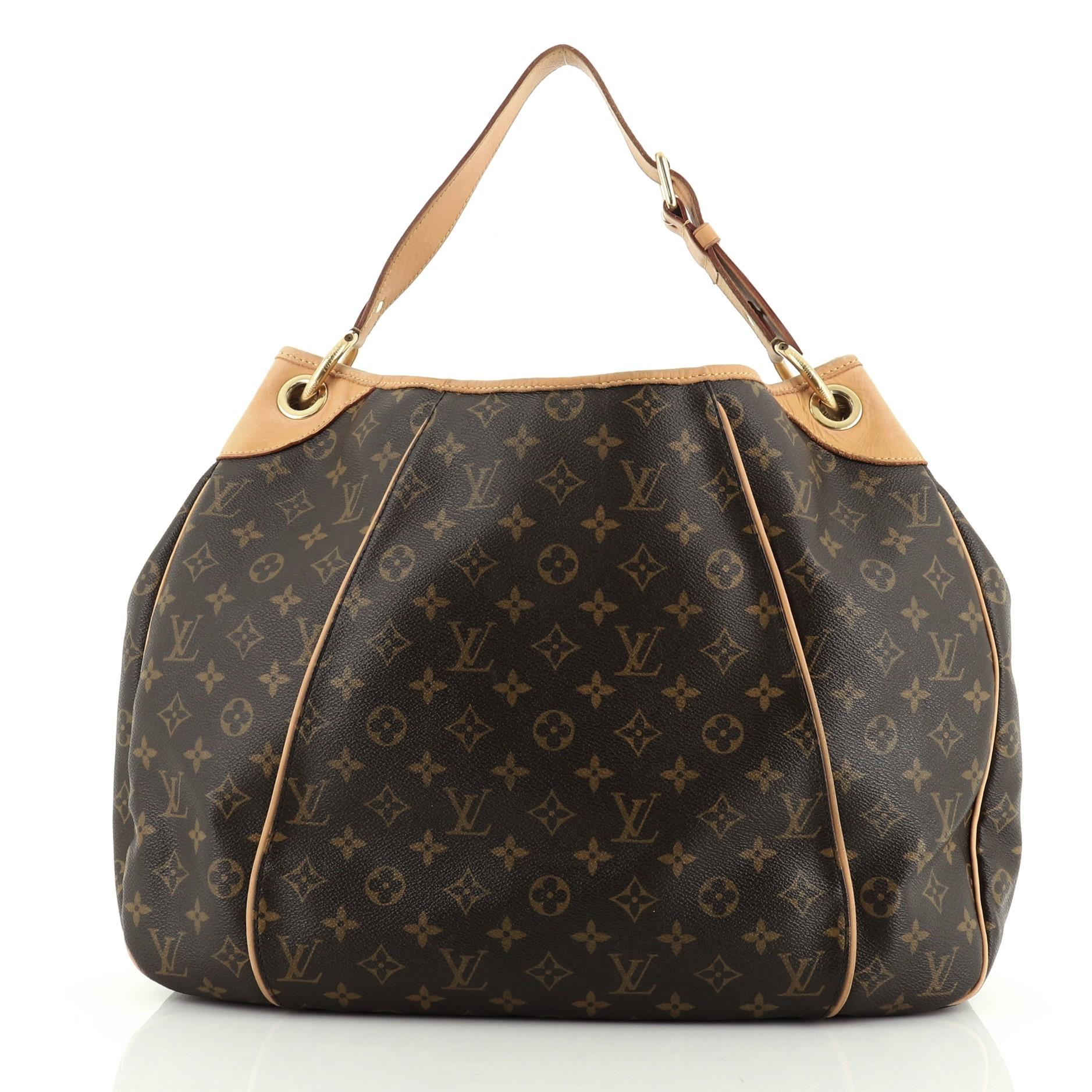 Black Louis Vuitton Galliera Handbag Monogram Canvas GM