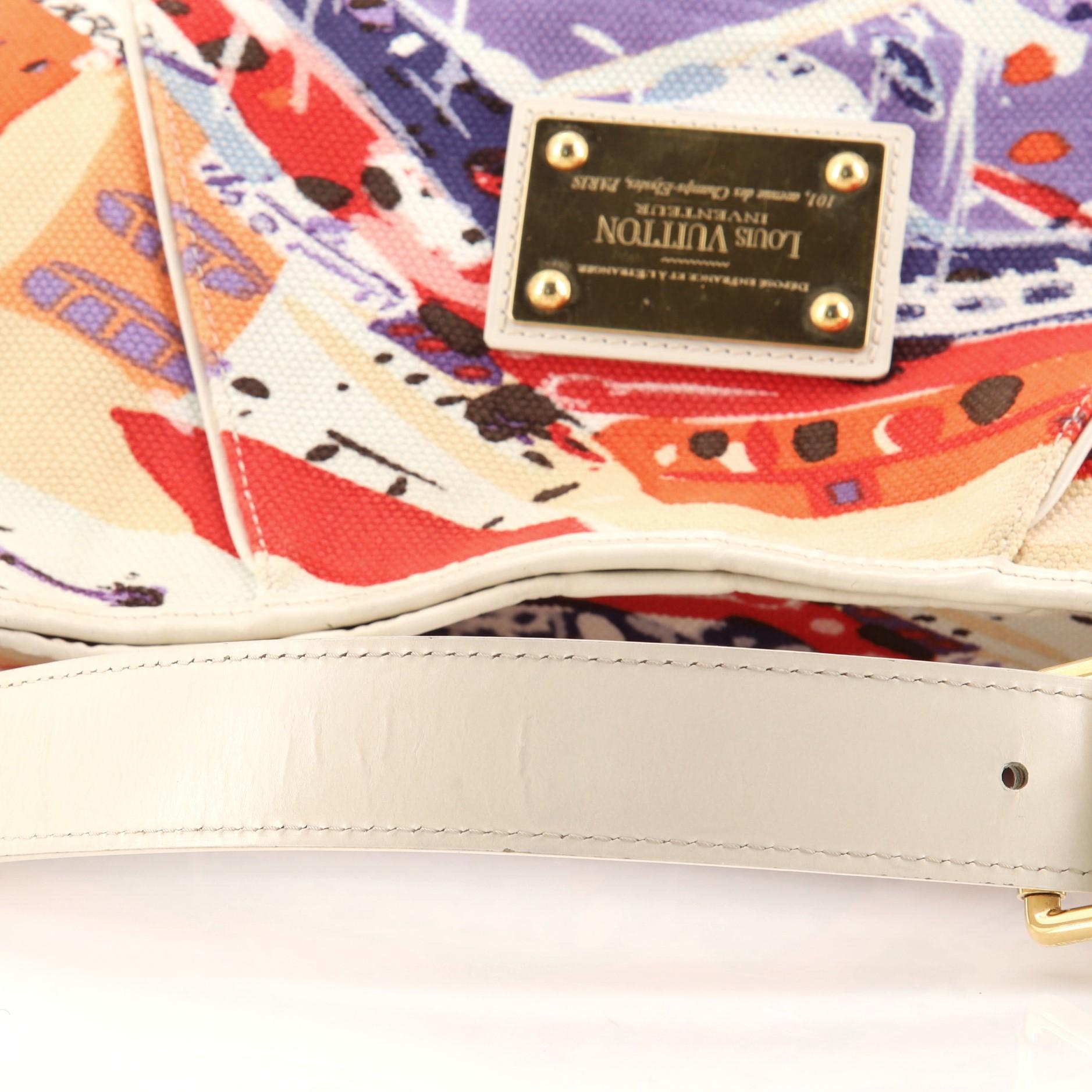 Louis Vuitton Galliera Handtasche Riviera Cruise Segeltuch GM 3