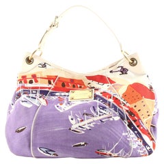 Louis Vuitton Galliera Handbag Riviera Cruise Canvas GM
