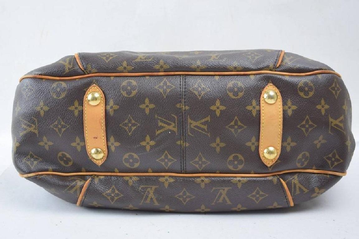 Louis Vuitton Galliera Hobo Monogram Pm 867678 Brown Coated Canvas Shoulder Bag 1