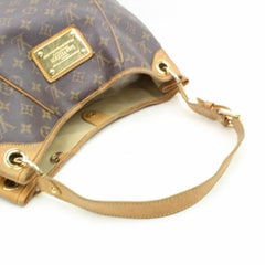 Louis Vuitton Galliera Monogram Pm 865690 Brown Coated Canvas Hobo Bag