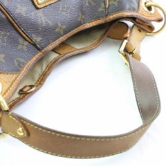 Louis Vuitton Galliera Monogram Pm 866276 Brown Coated Canvas Tote