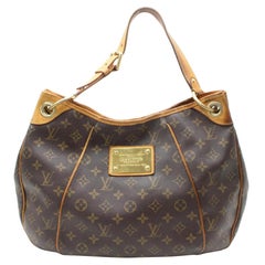 Louis Vuitton Galliera Monogram Pm 867903 Brown Coated Canvas Hobo Bag
