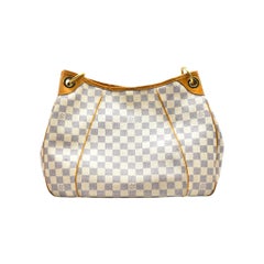Louis Vuitton Galliera PM Damier Azur Canvas Shoulder Bag Handbag
