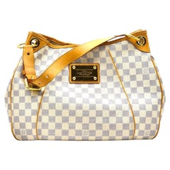 Louis Vuitton Galliera PM Damier Azur Canvas Shoulder Bag Handbag
