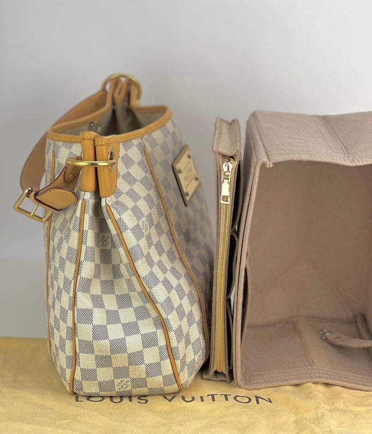 Louis Vuitton Galliera PM Damier Azur Canvas Shoulder Bag on SALE