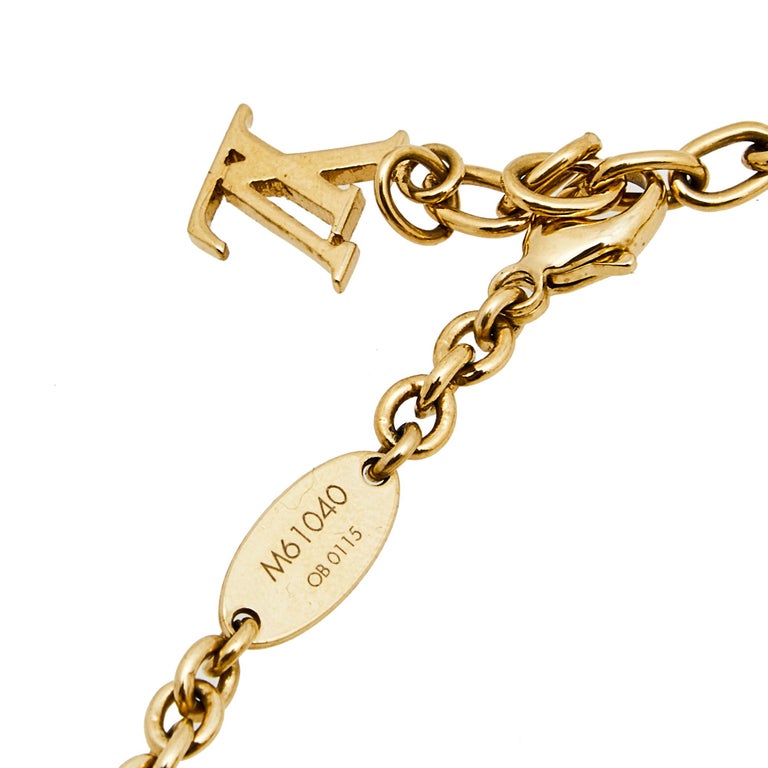 Louis Vuitton Silver Tone Gamble Crystal Bracelet Louis Vuitton | The  Luxury Closet