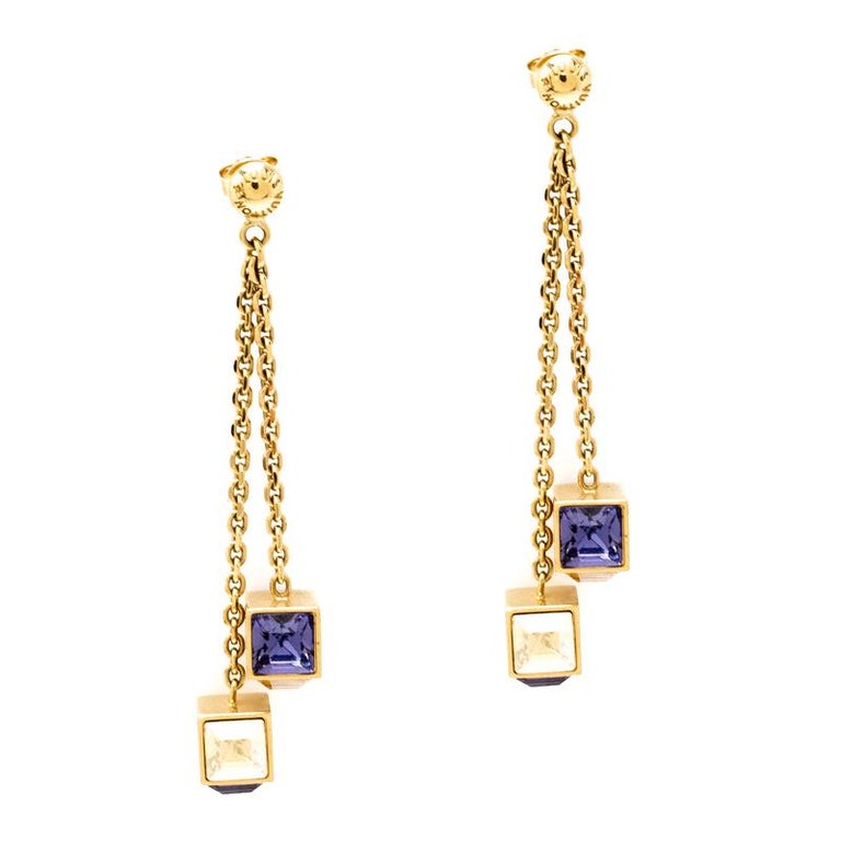 Louis Vuitton Gold Fashion Earrings for sale