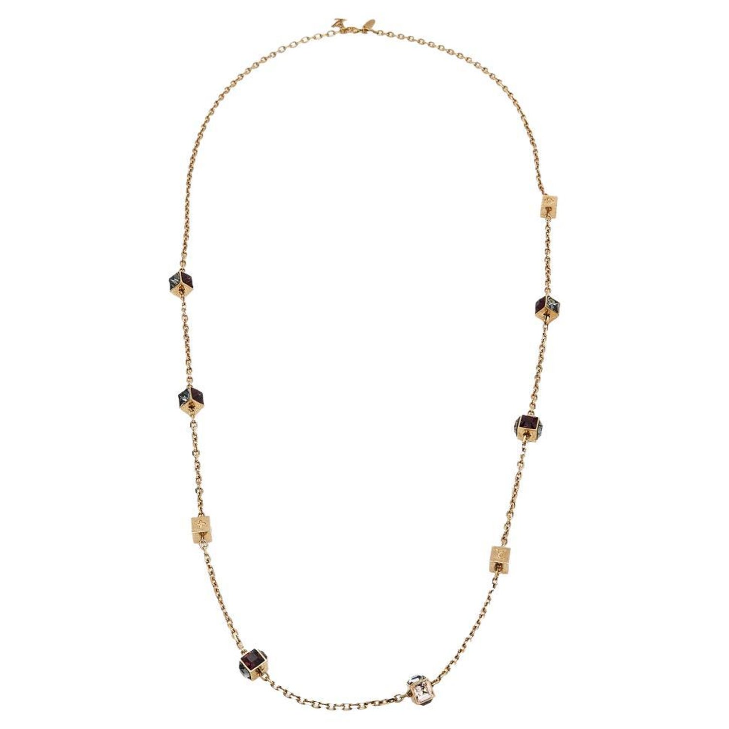 Louis Vuitton Gamble Crystal Gold Tone Necklace at 1stDibs  louis vuitton  necklace colorful, louis vuitton colorful necklace, louis vuitton gamble  necklace