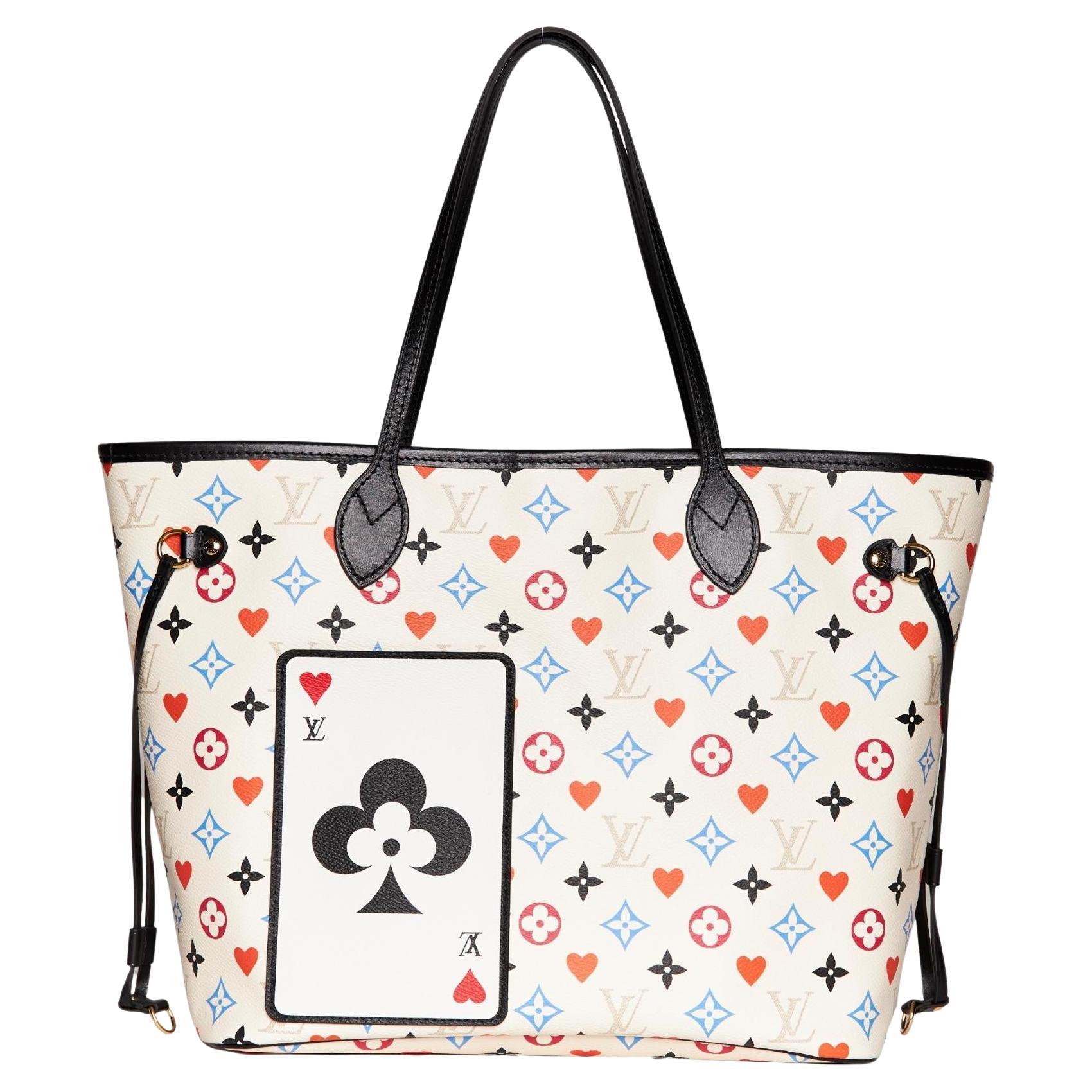 Louis Vuitton Game On Neverfull MM White (2020) at 1stDibs