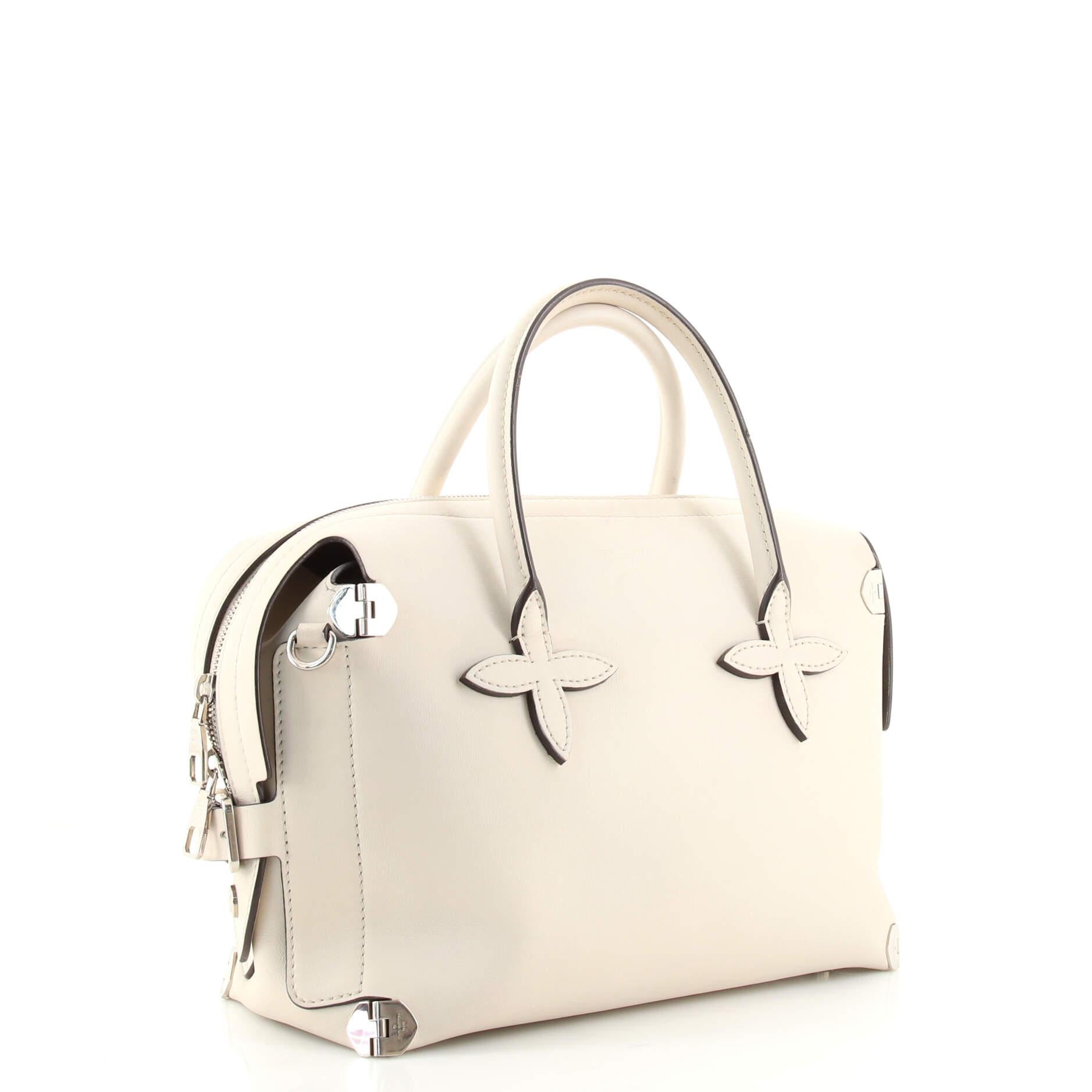Beige Louis Vuitton Garance Handbag Leather