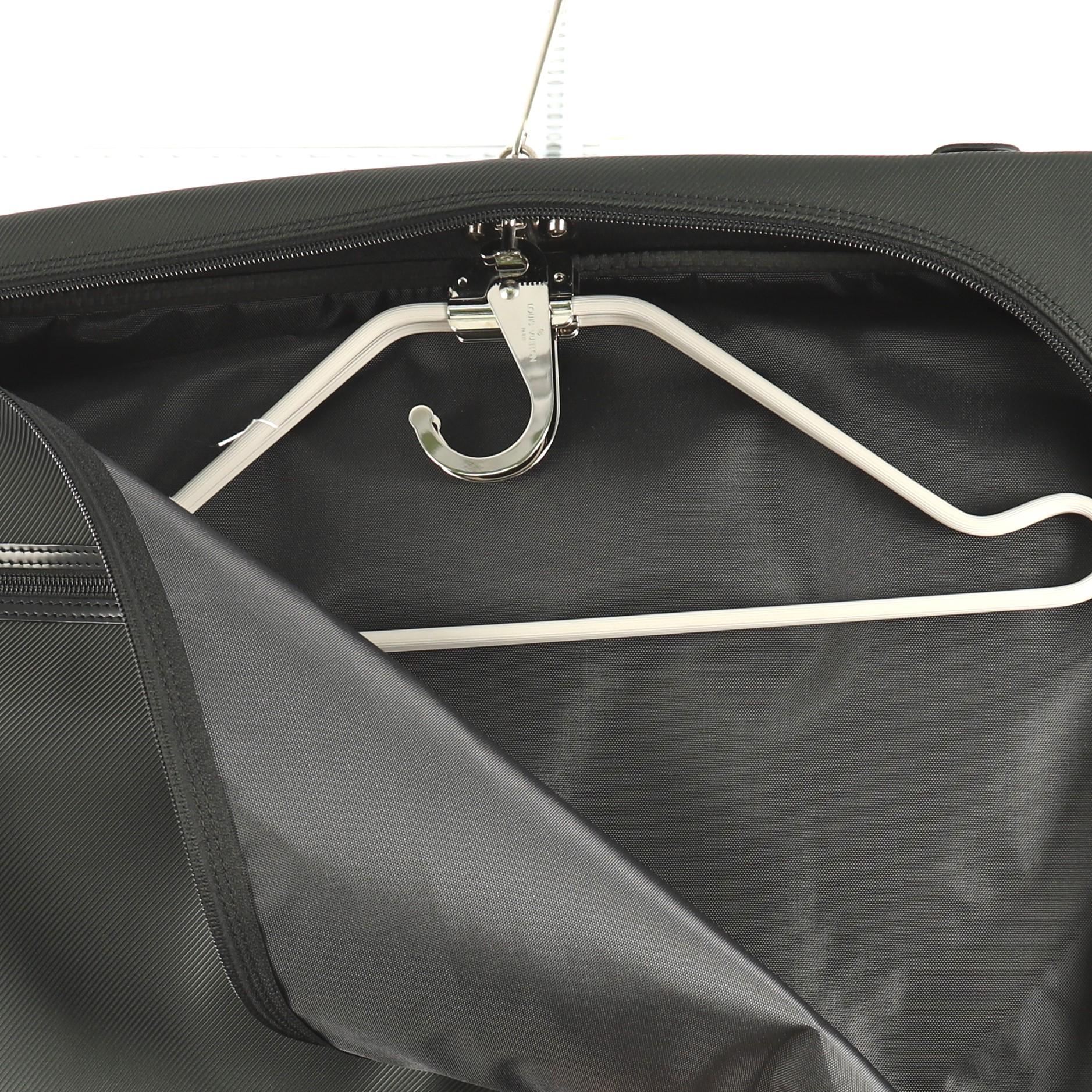 Louis Vuitton Garment Carrier Bag Nylon with Taiga Leather Two Hangers 2