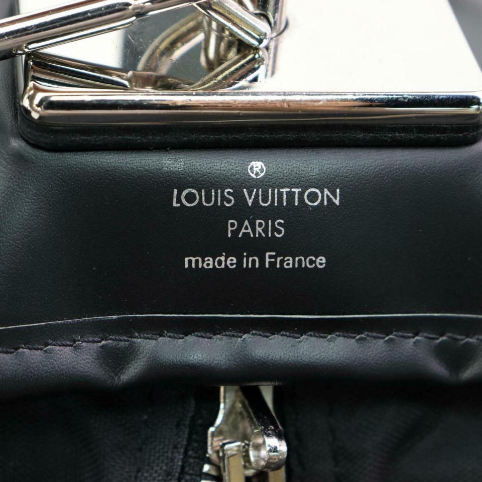Louis Vuitton Garment Cover Damier Hanger 870282 Black Coated Canvas Travel Bag For Sale 7