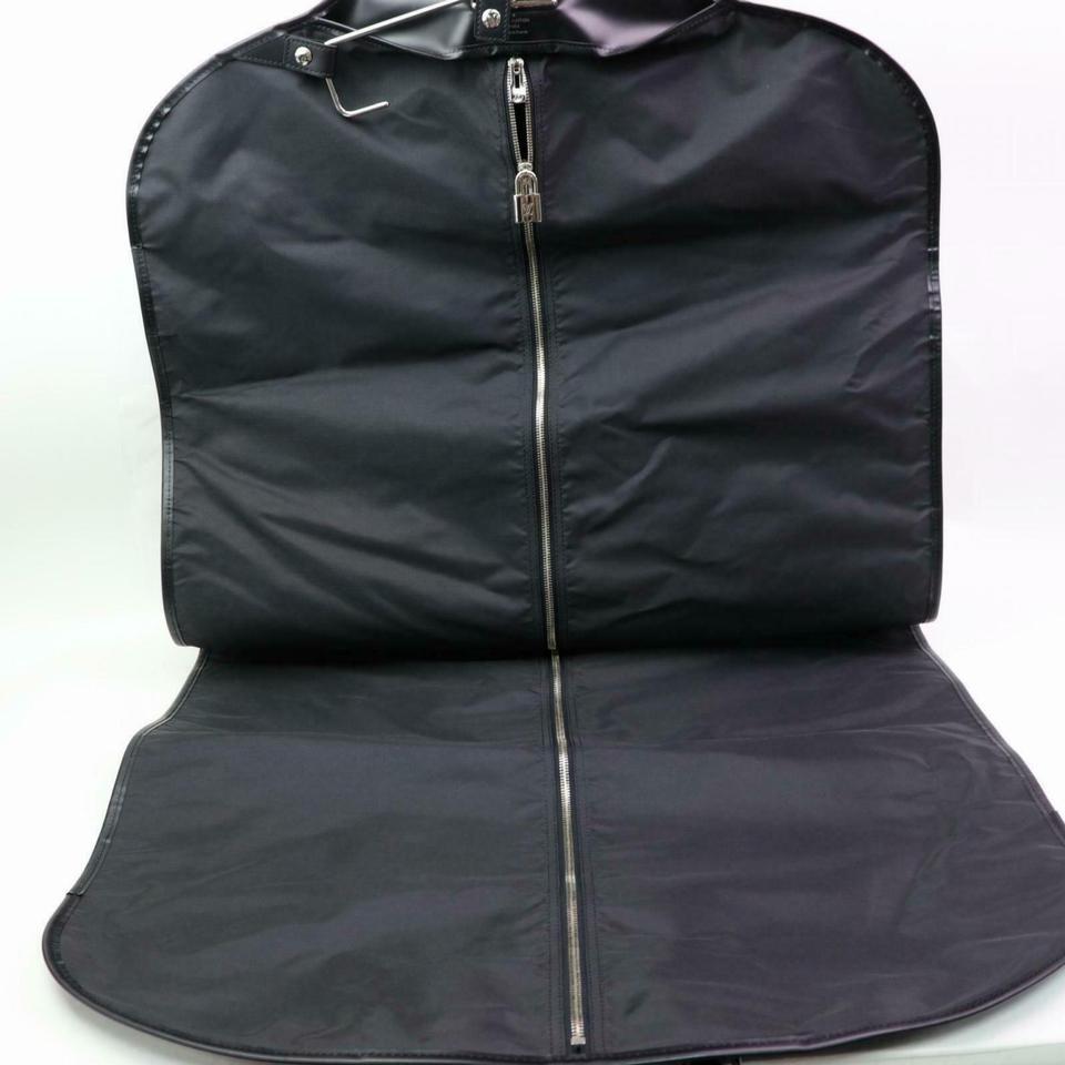 Louis Vuitton Garment Cover Damier Hanger 870282 Black Coated Canvas Travel Bag For Sale 3