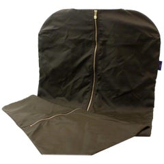 Louis Vuitton Garment Cover Khaki with Hanger 868894 Green Nylon Weekend/Travel